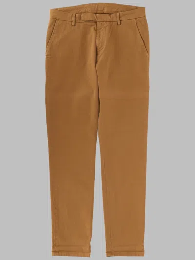 Brian Dales Pantalone In Cotone In Brown