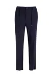 Brian Dales Drawstring Tailored Trousers In 3