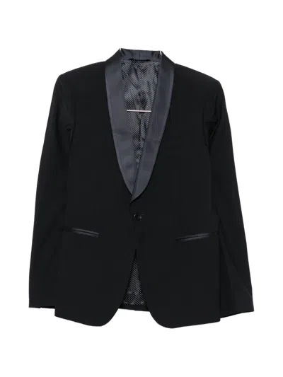 Brian Dales Shawl-lapel Single-breasted Suit In Blue