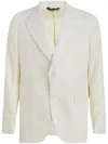 Brian Dales Single-breasted Blazer In White