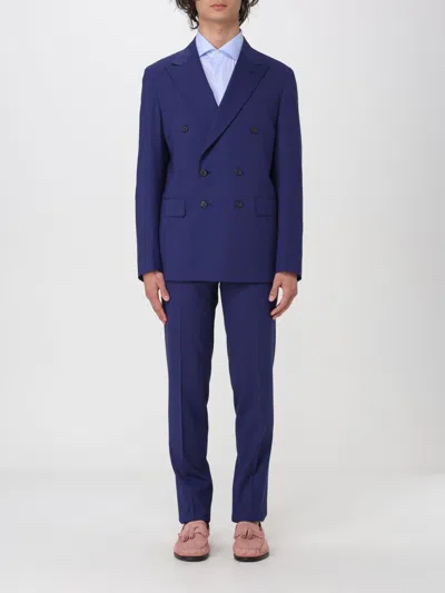Brian Dales Suit  Men Colour Blue