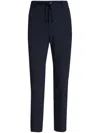 Shop Brian Dales Tapered Trousers In Blue