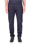 Shop Brian Dales Trousers In Dark Blue