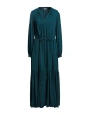 Brian Dales Woman Long Dress Deep Jade Size 14 Viscose In Green