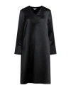 Brian Dales Woman Midi Dress Black Size 12 Polyester