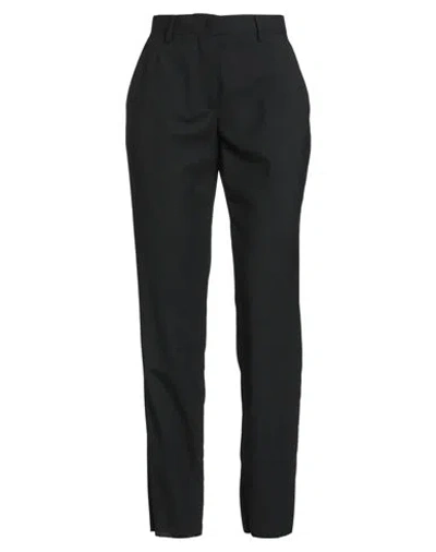 Brian Dales Woman Pants Black Size 2 Polyester, Wool, Elastane