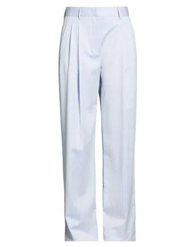 Brian Dales Woman Pants Light Blue Size 10 Wool