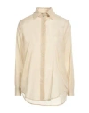 Brian Dales Woman Shirt Beige Size 14 Cotton