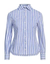 Brian Dales Woman Shirt Bright Blue Size 10 Polyamide, Elastane