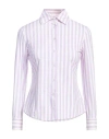 Brian Dales Woman Shirt Lilac Size 8 Polyamide, Elastane In Purple