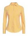Brian Dales Woman Shirt Yellow Size 8 Polyamide, Elastane In Yellow