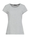 Brian Dales Woman T-shirt Light Grey Size Xl Cotton In Gray