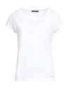 Brian Dales Woman T-shirt White Size S Cotton In White