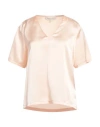 Brian Dales Woman Top Apricot Size 10 Polyester In Orange