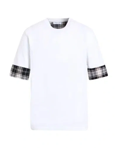 Brian Rush Man T-shirt White Size Xxl Cotton