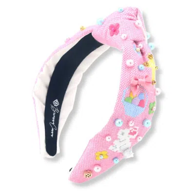 Brianna Cannon Easter Cross-stitch Headband In Pink