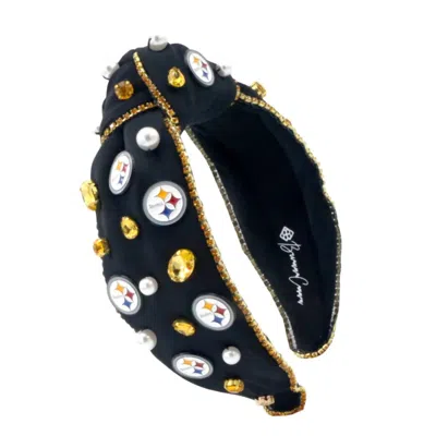 Brianna Cannon Pittsburgh Steelers Logo Headband In Black
