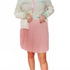Brianna Cannon Pleated Skirt In Pink In Pink