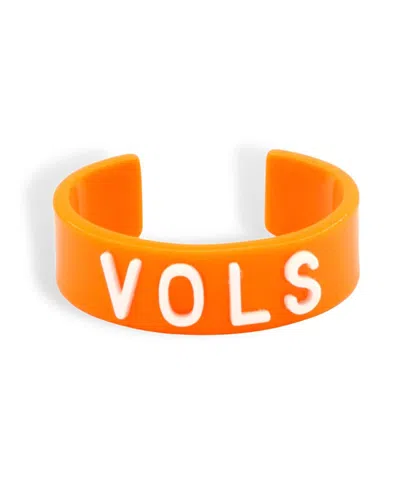 Brianna Cannon Tennessee Volunteers Wordmark Cuff Bracelet In Orange