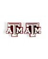 Brianna Cannon Texas A&m Aggies Stud Logo Earrings In White