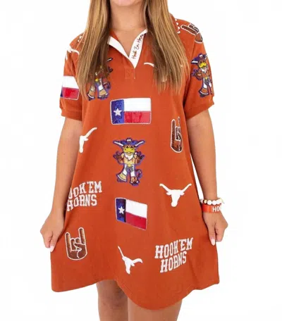 Brianna Cannon Ut Parch Dress In Orange