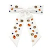 Brianna Cannon Women's Barrette Bow In Auburn White In White