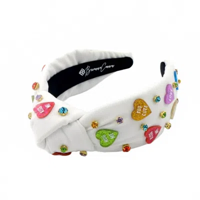 Brianna Cannon Women's Candy Hearts Headband In White