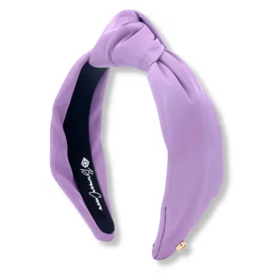 Brianna Cannon Women's Puff Knotted Headband In Lavender In Purple