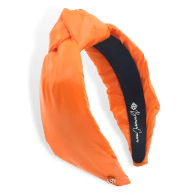 Brianna Cannon Women's Puff Knotted Headband In Orange