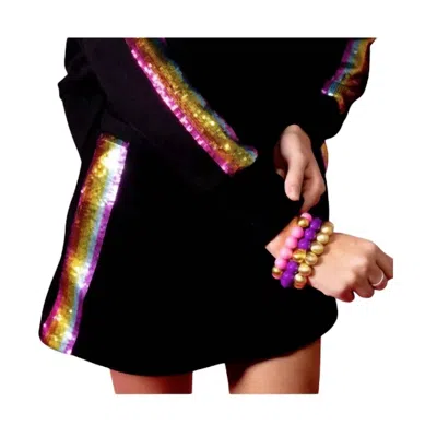 Brianna Cannon Women's Skirt/skort In Rainbow In Blue