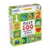 Briarpatch First 100 Numbers Shapes Bingo Game Board Game In Multi
