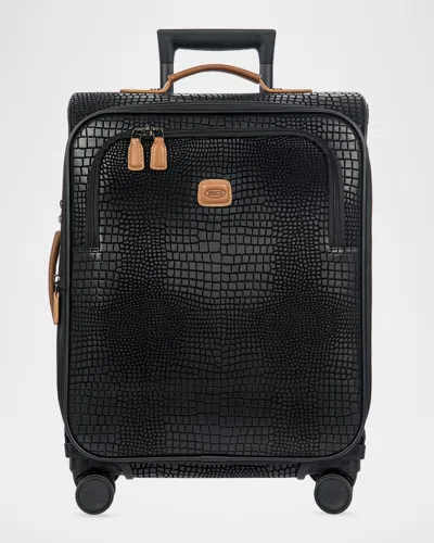 Bric & Apos;s My Safari 21" Croc-embossed Expandable Carry-on Spinner Suitcase