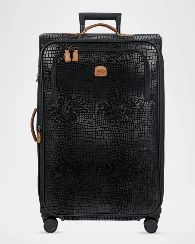 Bric & Apos;s My Safari 28" Croc-embossed Expandable Check-in Spinner Suitcase