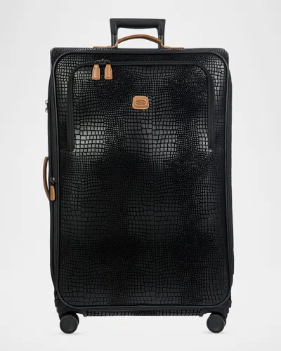 Bric & Apos;s My Safari 30" Croc-embossed Expandable Check-in Spinner Suitcase