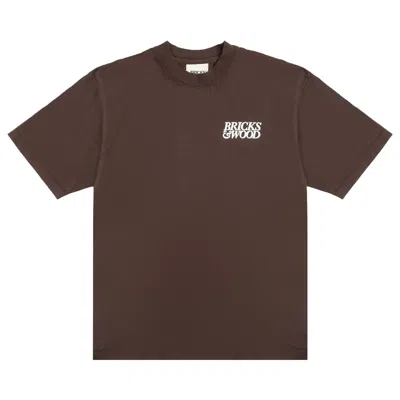 Pre-owned Bricks & Wood From South Central With Love Tee 'chocolate' | Brown | Men's Size L