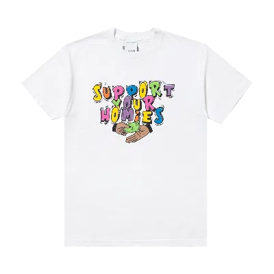 Pre-owned Bricks & Wood Support Your Homies Tee 'white'