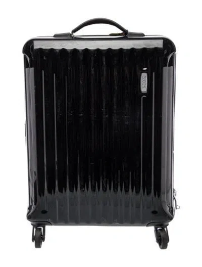 Pre-owned Bric's Acrylic Suitcase In Black