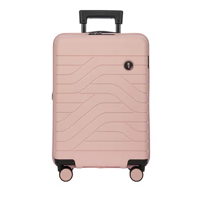Bric's B Y Ulisse 21 Carry-on Expandable Spinner In Pearl Pink