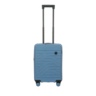 Bric's B Y Ulisse 21 Carry-on Expandable Spinner In Blue