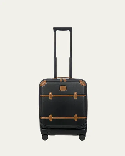 Bric's Bellagio 21" Expandable Carry-on Spinner With Pocket In Black