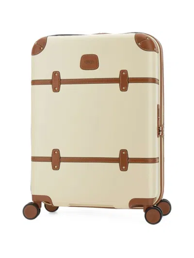 Bric's Bellagio Leather-piping Suitcase In Neutral