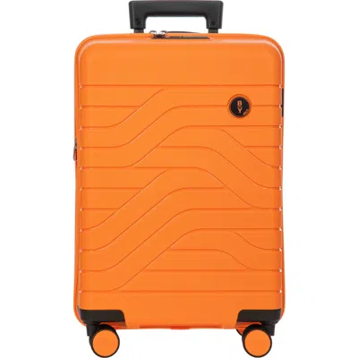 Bric's 21" Expandable Carry-on Spinner In Orange