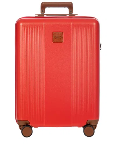 Bric's 3pc Ferrara Expandable Trolley Luggage Set In Red