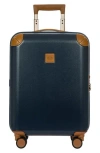 Bric's Amalfi 21" Carry-on Spinner Suitcase In Blue/tan