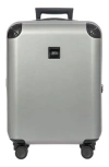 Bric's Amalfi 21" Carry-on Spinner Suitcase In Silver/black