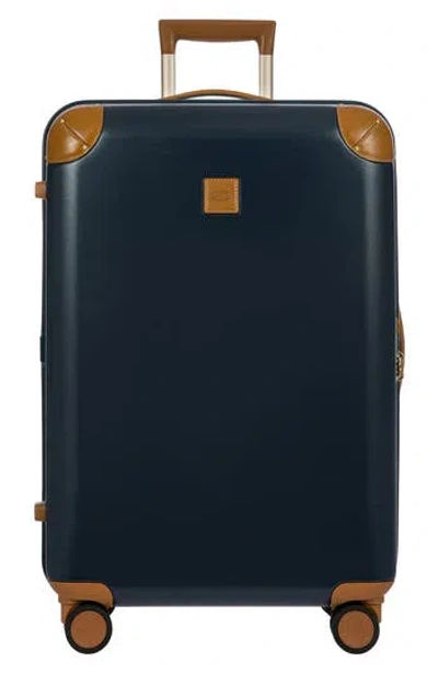 Bric's Amalfi 27" Spinner Suitcase In Blue/tan