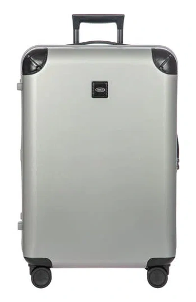 Bric's Amalfi 27" Spinner Suitcase In Silver/black