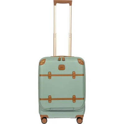 Bric's Bellagio 3.0 21" Carry-on Expandable Spinner W/pocket In Green