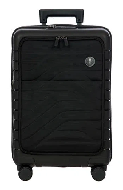 Bric's B|y Ulisse 21 Expandable 21-inch Spinner Carry-on In Black