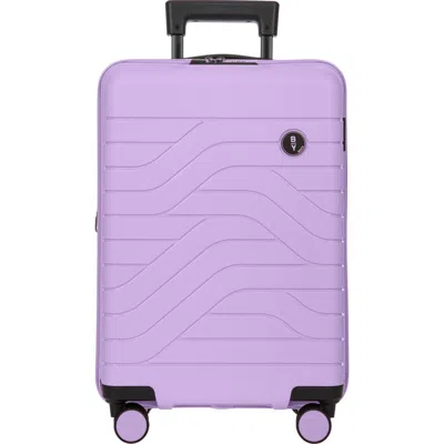 Bric's B|y Ulisse 21-inch Expandable Spinner Carry-on Suitcase In Lilac
